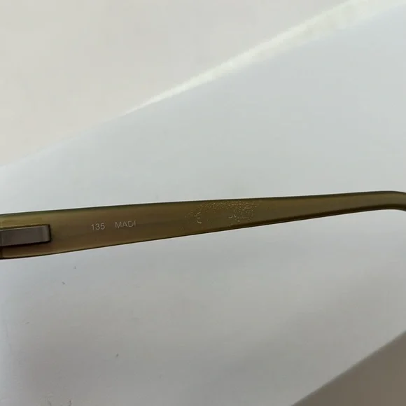 Fendi glasses frame, black brown gray marbling with gold legs and Fendi logo - Picture 6 of 8